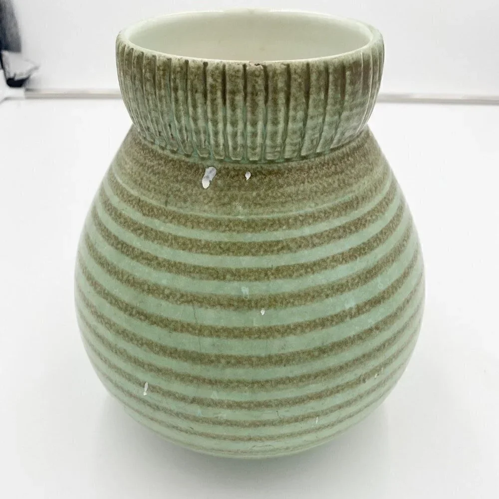 Vintage Elsterwerda Keramik Pottery Vase 8